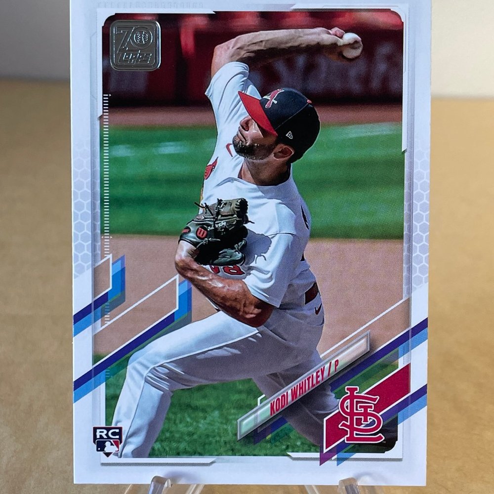 2021 Kodi Whitley Topps Series One Rookie Card #145 St. Louis Cardinals